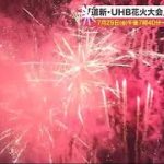 札幌の夏の風物詩「道新・UHB花火大会」 3年ぶり開催…約4000発が夜空を彩る (22/06/21 19:30)