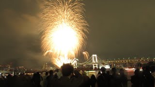 [4kUHD]2022お台場レインボー花火/2022Odaiba Fireworks in winter 2022 in Japan
